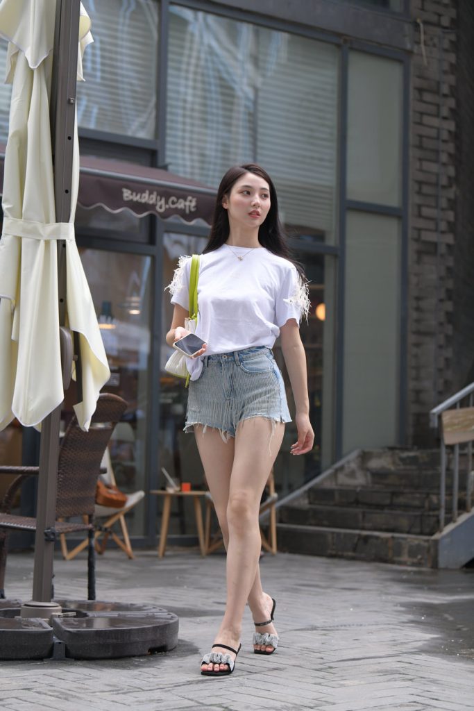 一始街拍作品 – 蓝色牛仔热裤美女 [373P1V-19.7GB]